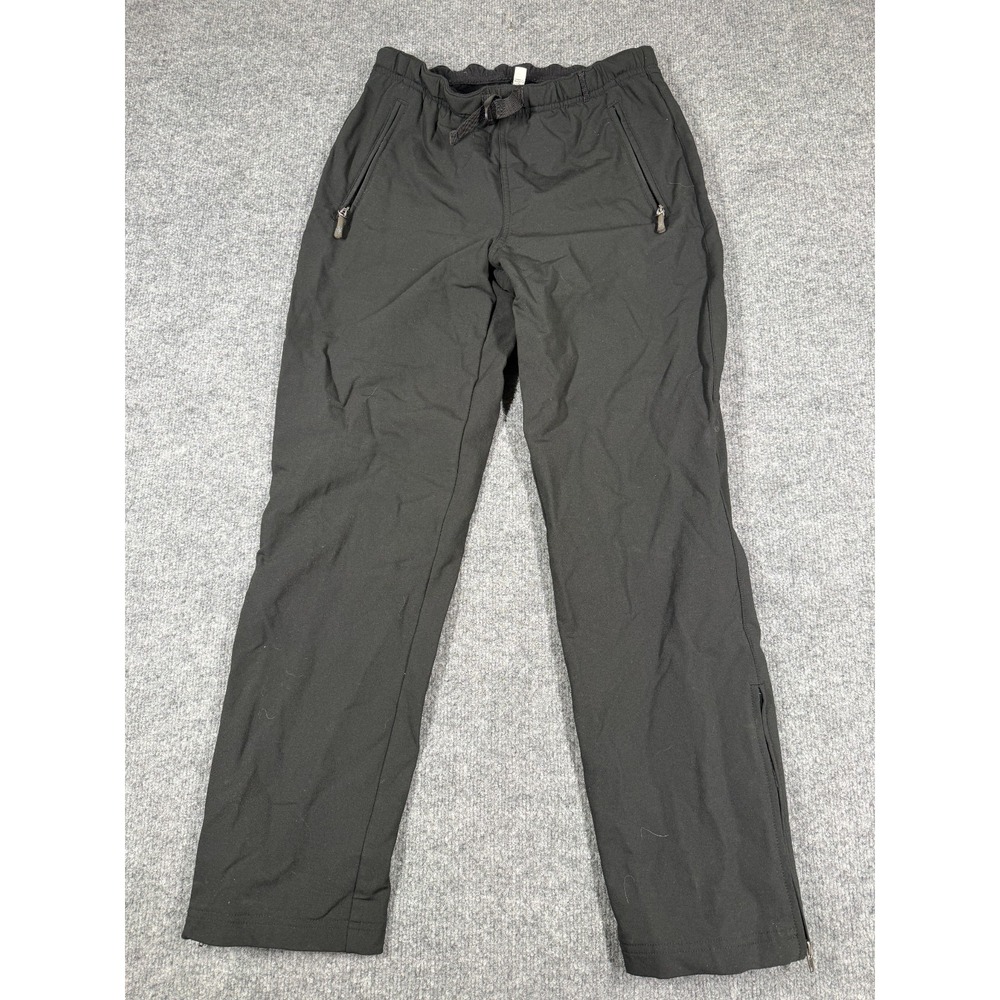 Ibex Climawool Softshell Track Pants Women's Small Black Merino Wool Ankle Zip